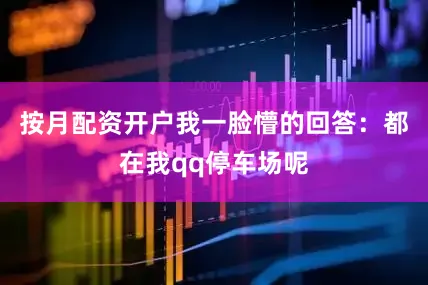 按月配资开户我一脸懵的回答：都在我qq停车场呢