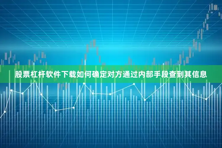 股票杠杆软件下载如何确定对方通过内部手段查到其信息